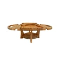 thumbnail image 1 of Mesa De Picnic Plegable De Madera, Estante Portátil Para Copas De Vino Para Jardín, Viaje, Camping Scienceny HA037034-00, 1 of 6