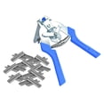 thumbnail image 3 of Alicates de Anillo de Cerdo DYNWAVEMX Alicates de Sujeción Abrazadera para Jaulas de Animales Azul, 3 of 8