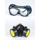 thumbnail image 2 of Respirador filtrante completo ZHAOCHENG para protección contra pinturas químicas industriales y polvo con gafas protectoras, 2 of 5