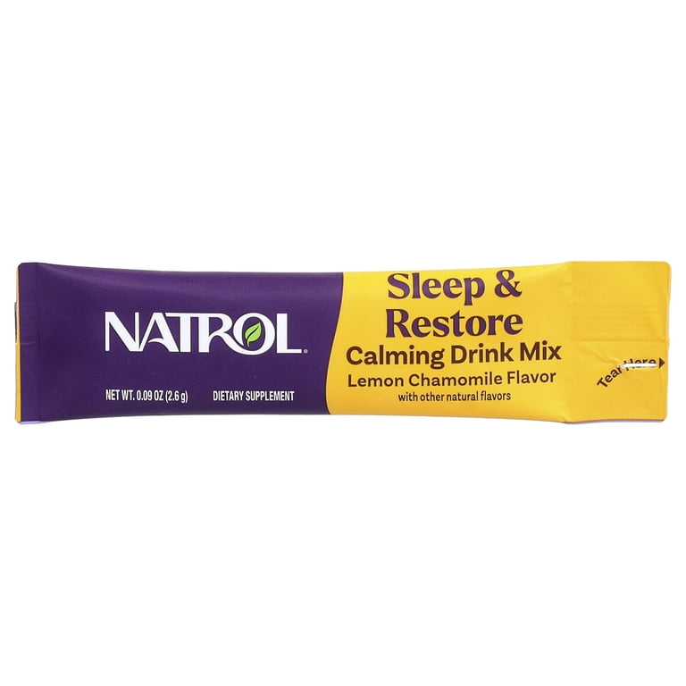 Natrol Sleep & Restore Calming Drink Mix, 10 Stick Packs - Walmart.com