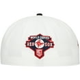 thumbnail image 4 of Men's New Era White/Navy Boston Red Sox Major Sidepatch 59FIFTY Fitted Hat, 4 of 6