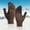 Coffee, variant on Women's Winter Touch Screen Gloves,Thermal Soft Knit Gloves with Silicone Grip,Elastic Texting Gloves for Driving Running,Unisex Cold Weather Accessories Black One Size