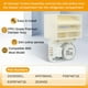 thumbnail image 2 of Conjunto de amortiguadores de refrigerador Control de compuerta de aire Frigidaire, 2 of 7
