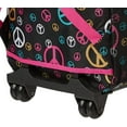thumbnail image 3 of Rockland Double Handle Rolling Backpack, Peace, 17-Inch ( Pack of 2 ), 3 of 3