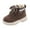 Gray, variant on Boys And Girls Lace Up Zipper Outdoor Ankle Boots