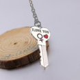 thumbnail image 3 of Juego de Llavero y collar Yuxing con llave de corazón Te amo para parejas 27x31x3mm, 3 of 4