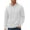 White, variant on COOFANDY Mens Hooded Sweatshirt Long Sleeve Quilted Sweatshirt Casual Fashion Pullover Hoodies with Pocket