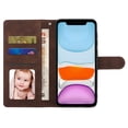 thumbnail image 6 of Mantto phone case for iPhone 11 pro max, Handmade Wallet Phone Case PU Leather Flip Folio Case, Card Slot, TPU Shockproof Inner Case Compatible with iPhone11 pro max 6.5 inch,Coffee, 6 of 7