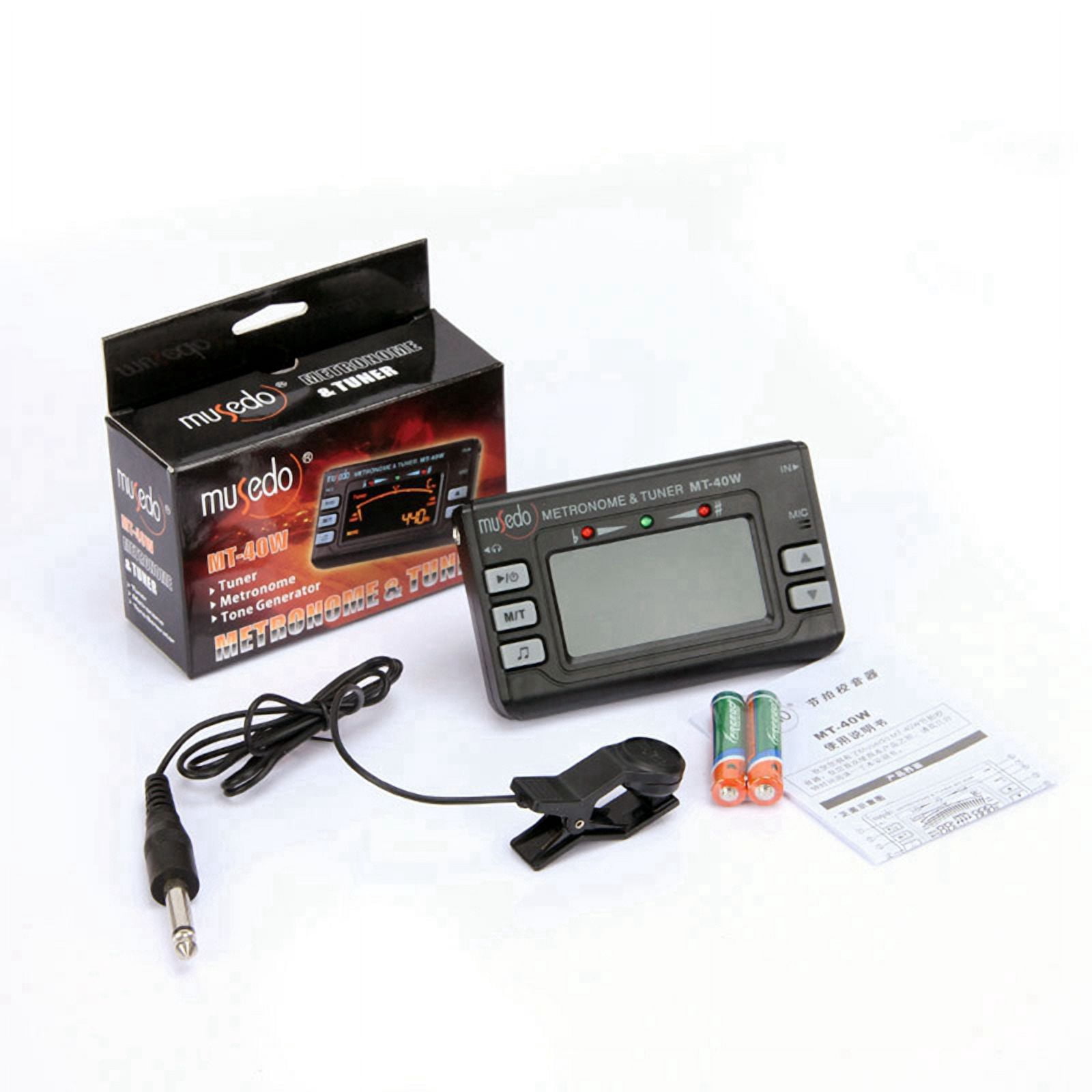 3X MT-40W Metro-Tuner Tone Generator Electronic Digital LCD LCD Clarinet Saxophone Tuner/Metronome