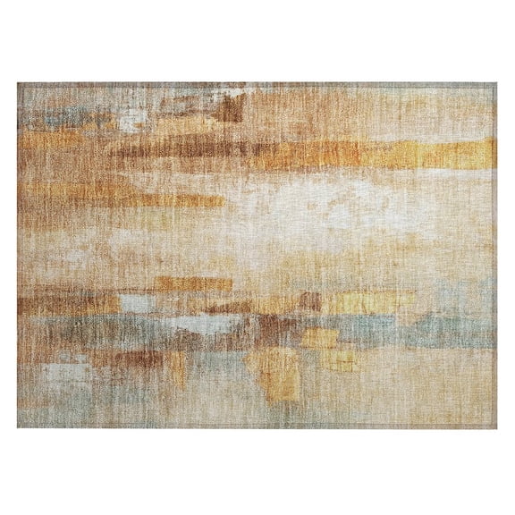 Dalyn Rugs Machine Washable Indoor/Outdoor Chantille ACN2020 Copper 1'8" x 2'6" Rug