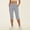 Gray, variant on Dianli Activewear Capris Quick Dry Stretch Capri Yoga Pants High Waist Tight Elastic Comfortable Fitness Cropped Leggings with Side Pocket for Women Running Gym Outdoor Training Athleisure