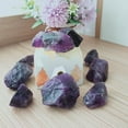 thumbnail image 3 of Topboutique Amethyst Crystals Rough Stones Natural Healing Crystal Reiki Stone for Tumbling Fountain Rocks Polishing Cutting Gemstone 200g,0.78-1.18 inch/2-3 cm, 3 of 6