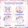 thumbnail image 4 of Butterfly Birthday Party Decorations for Girls - Butterfly Happy Birthday Backdrop for Garden Floral Birthday Party Supplies, 4 of 6