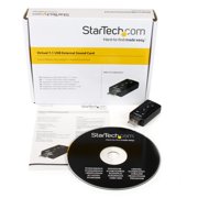 StarTech Virtual 7.1 USB Stereo Audio Adapter External Sound Card, ICUSBAUDIO7