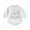 White, variant on Infant Baby New Year Jumpsuit 3M 6M 12M 18M Letter Print Round Neck Long Sleeve Sweatshir Romper Toddler Clothes