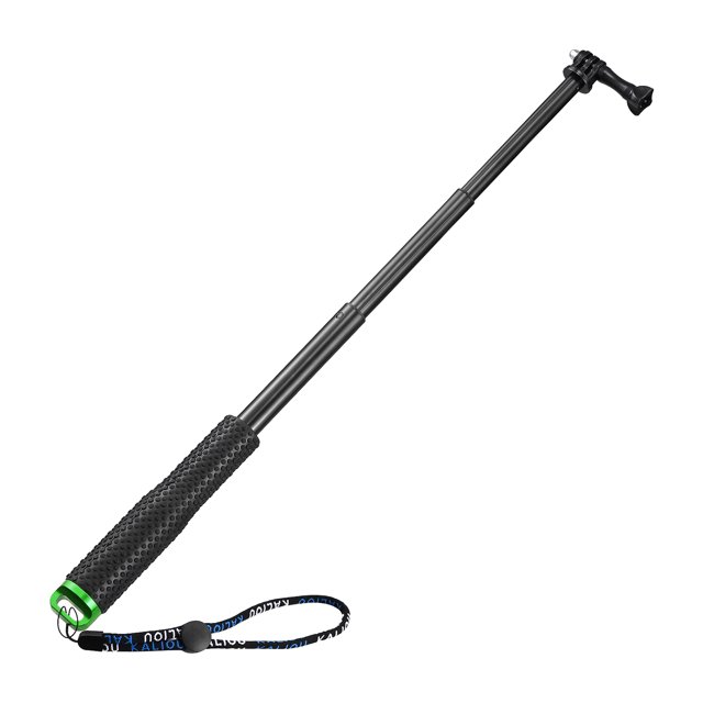 Unique Bargains Perche à Selfie Portable Extension, Poignée en Alliage d'Aluminium Réglable, 19 Pouces, Vert & Noir