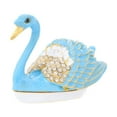 thumbnail image 2 of freneci Swan Jewelry Box Cute Animal Trinket Box for Desktop Living Room Centerpiece Blue, 2 of 8