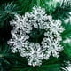 thumbnail image 3 of Colgante de Copo de Nieve de Reno de Árbol de Navidad de Acrílico Transparente, Adorno Colgante Pequeño para Árbol de Navidad., 3 of 5
