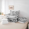 thumbnail image 6 of jejeloiu Gray Western Cowboy 7-Piece Bedding Comforter Set Kids,Country Farmhouse Bull Skull King Bedding Sets For Men, 6 of 7