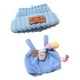 thumbnail image 4 of Mono para muñeca, trajes de muñeca con colgante, manos libres para niñas pequeñas, accesorios de fotografía flexibles, disfraces, ropa para muñecas de Azul con sombrero, 4 of 8
