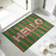 thumbnail image 5 of Alfombra de Baño Delgada Debajo de la Puerta de Ajuste 24x16 Pulgadas Alfombra de Pie Antideslizante Absorbente Del Hogar Alfombra a Prueba de Suciedad para Dormitorio Porche Pasillo Dormitorio Decora, 5 of 6