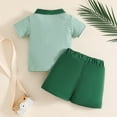 thumbnail image 7 of Soepste Cute Baby Boy Outfits Boys Clothes 4T Toddler Boy Clothes Summer Outfits Kids Short Sleeve T-Shirt And Shorts, 7 of 7