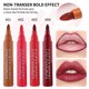 thumbnail image 4 of 4 Colors Lip Tint Cosmetic Professional Wood Lipliner Waterproof Lady Charming LipLiner Soft Pencil Contour Makeup Lipstick Tool, 4 of 5