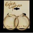 thumbnail image 2 of Erica Lyons Hoop-Earrings Gold-Tone, 2 of 4