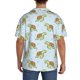 thumbnail image 3 of Fotbe Cartoon Sea Turtle Camisa Estampada de Manga Corta para Hombre, Casual de Verano, Estilo Playero, Sin Arrugas-4X-Large, 3 of 5