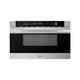 thumbnail image 1 of Midea MM12S2ASZ Horno microondas con parrilla de 1000 W, cajón de 1.2 pies cúbicos, acero inoxidable incorporado sobre la estufa de 24 pulgadas de ancho, bloqueo de seguridad para niños, menús automát, 1 of 5