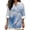 Oriental Flower, variant on FKELYI Faux Linen Shirts for Women Summer Blouse Art Boho Palm Tree Fish Print V-Neck 3/4 Sleeve Casual Top Soft Loose Fit Business Casual Outfits for Ladies, 5XL