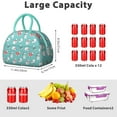 thumbnail image 3 of Polar Bear Cartoon Lunch Box for Women – Insulated Reusable Lunch Bag with Thermal Function, Large Capacity for Office, Beach & Picnics (Brown Aesthetic Design), 3 of 4