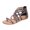 Pink, variant on Anuirheih Flatform Sandals for Women, Rhinestone Hollow Back Zipper Comfort Woven Cutout Open Toe Non-slip Sandals for Beach Dress(Beige）