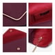 thumbnail image 5 of Evening Clutch Dasein de terciopelo color vino para mujer con detalles dorados, 5 of 6