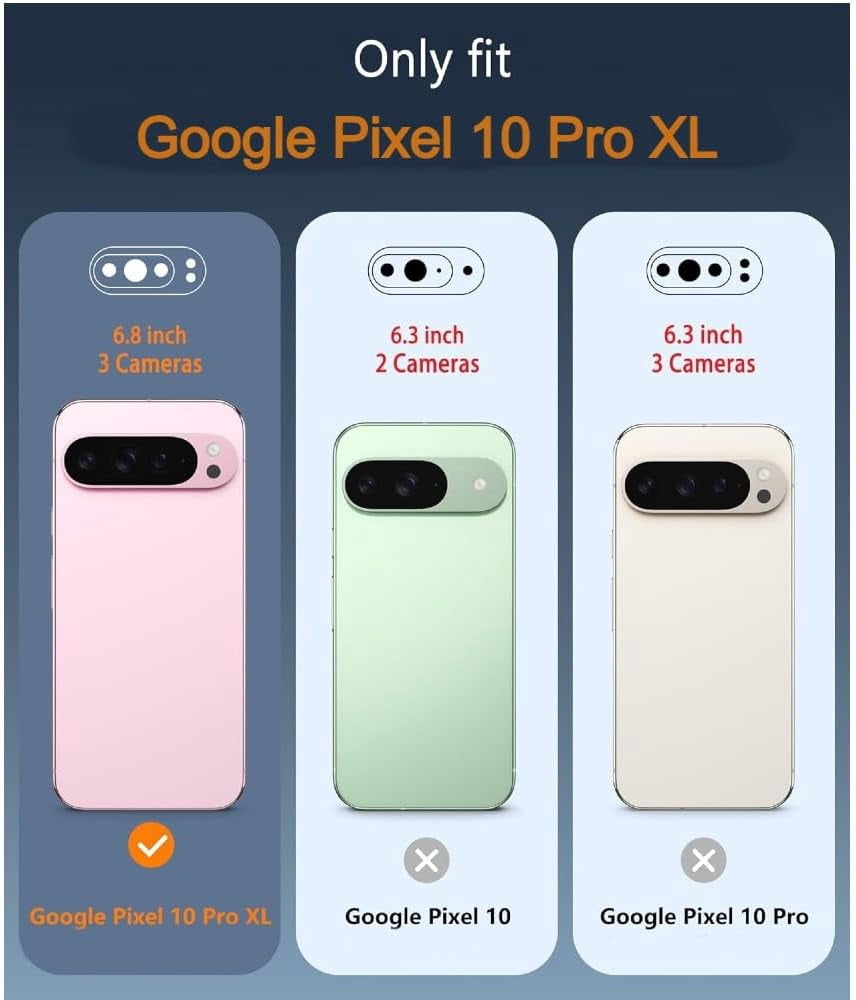 OtterBox Google Pixel 10 Pro XL (Only) - Commuter Series Case - Black - Slim & Tough - Pocket-Friendly - with Port Protection - Non-Retail Packaging