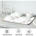 thumbnail image 7 of Western Cowboy Hat Print Dish Drying Mat for Kitchen Counter, Ultra Absorbent Reversible Microfiber Dishes Drying Rack Pad Heat-resistant Mats 18x24in, 7 of 7