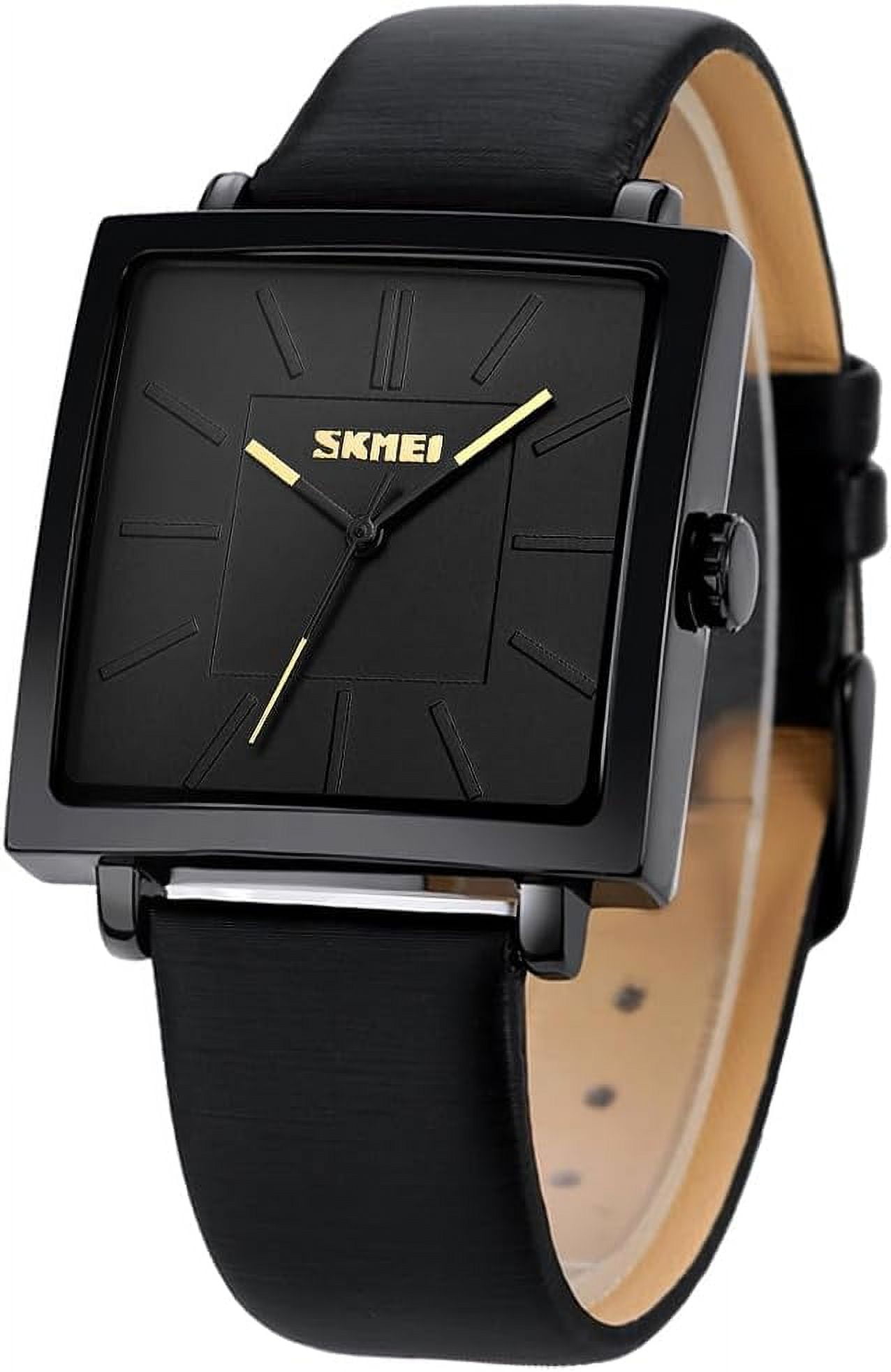 Mini Ultra Thin Square Quartz Watch with Leather Strap 30M Water Resistant high quality scottie women main image 3
