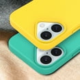 thumbnail image 2 of ZHaobin Degradable Eco-Friendly Wheat Straw Case for iPhone 16 15 14 13 12 11 Pro Max Mini 8 7 Plus SE Solid Soft Shockproof Matte Cover (Yellow,For iPhone 16Pro Max), 2 of 6