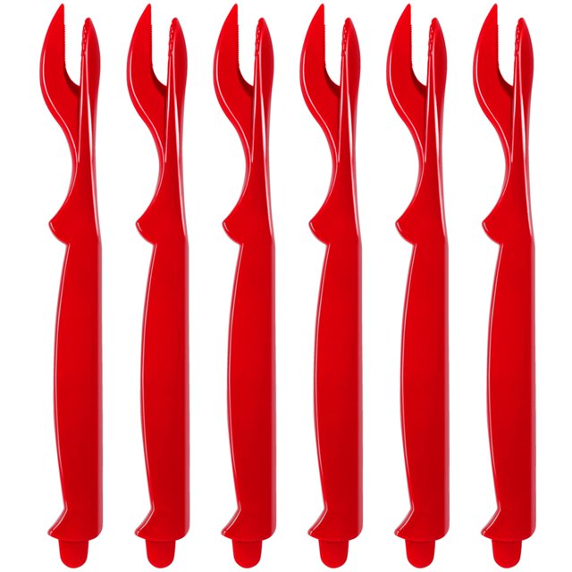 6 uds patas de cangrejo-Juego de herramientas de púas para langosta, cangrejo, camarones, cuchillo de púas de mariscos de fácil abridor, herramientas para mariscos