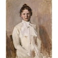 thumbnail image 3 of Signe Scheel 15x18 Black Modern Framed Museum Art Print Titled - Portrait of Valborg Nicolaysen, the Artist's Sister (1899), 3 of 5