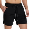 thumbnail image 6 of AOOCHASLIY Shorts Men Clothes Men's Quick Dry Athletic Shorts Basketball Active Workout Running Gym Training Shorts Casual Comfortable Beach Shorts, 6 of 7