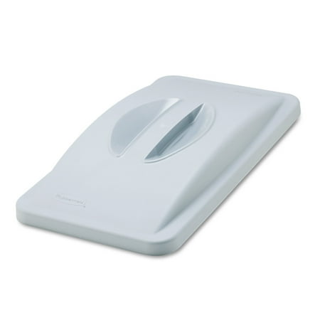 Rubbermaid Commercial Slim Jim Handle Top, 20 3/8 x 11 3/8 x 2 3/4, Plastic, Light Gray