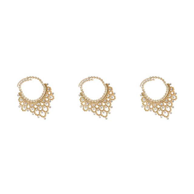 Jumpingount Necklace Crystal Metal Pendant Prom Bib Ornaments Choker Necklaces Durable Sexy Present Short Stones Bling Charm Type1