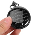 thumbnail image 4 of Metal Pocket Watch Father's Day Gift Pocket Watch Men Decorative Pocket Watch with Chain, 4 of 9