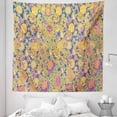 thumbnail image 1 of East Tapestry, Graphic Image of an Indonesian Batik Style Pattern with Flowers Traditional Vintage, Fabric Wall Hanging Decor for Bedroom Living Room Dorm, 5 Sizes, Multicolor, by Ambesonne, 1 of 1
