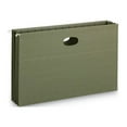 thumbnail image 3 of 100% Recycled Hanging Pockets with Full-Height Gusset Legal Size, Standard Green, 10/Box, 3 of 3
