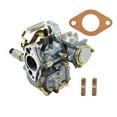 thumbnail image 2 of Carburetor Carb Fit for VW Beetle 30/31 PICT-3 113129029A 027H117510E Single Port Manifold with Gasket Fits select: 1974-1975 VOLKSWAGEN TYPE 1, 1971 VOLKSWAGEN KOMBI CAMPMOBILE, 2 of 5