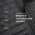 thumbnail image 4 of BALEAF Men's Lightweight Puffer Outerwear Jacket Warm Winter Hiking Walking Coat Water Resistant Package Black S, 4 of 7