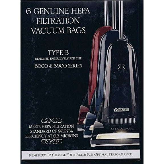 Riccar Hepa Bags 6 Pack Genuine RBH-6