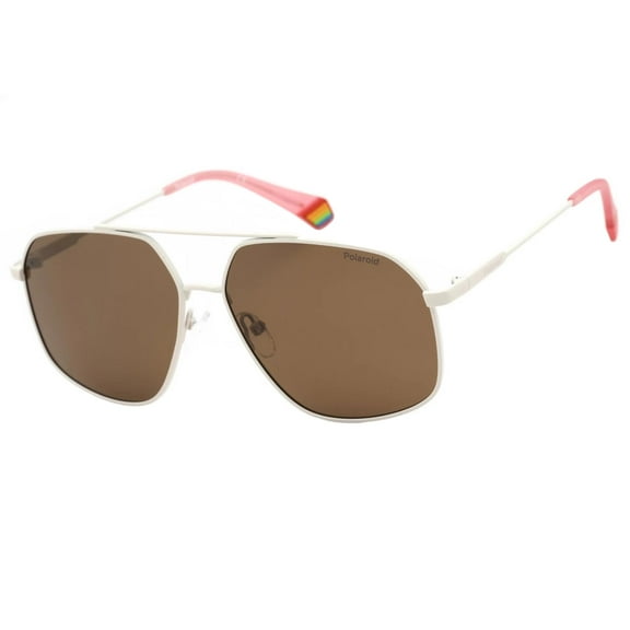 Polaroid Core PLD 6173/S 010A SP Unisex Beige Frame Sunglasses